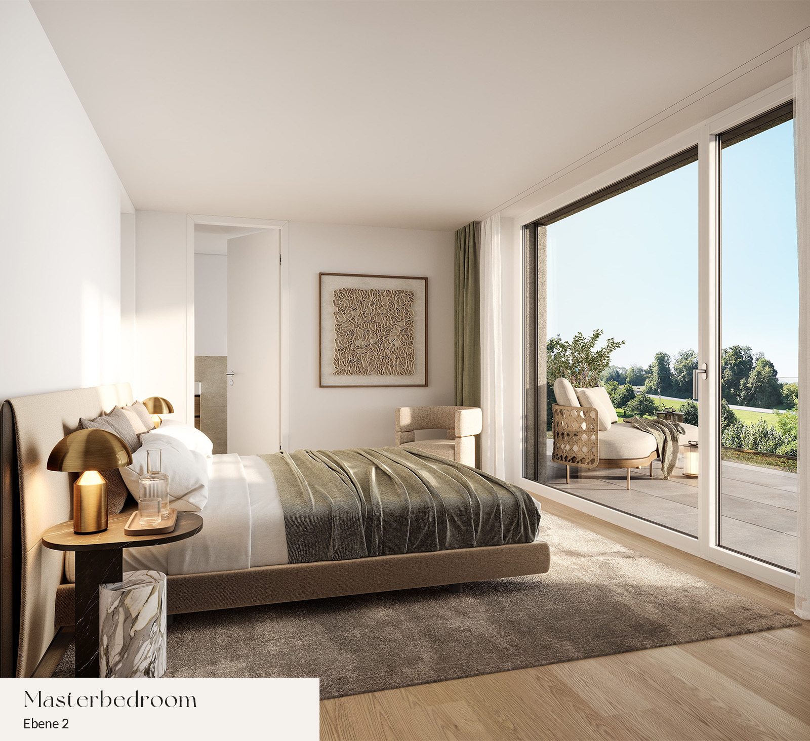 AQUA | Masterbedroom, Ebene 2